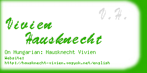 vivien hausknecht business card